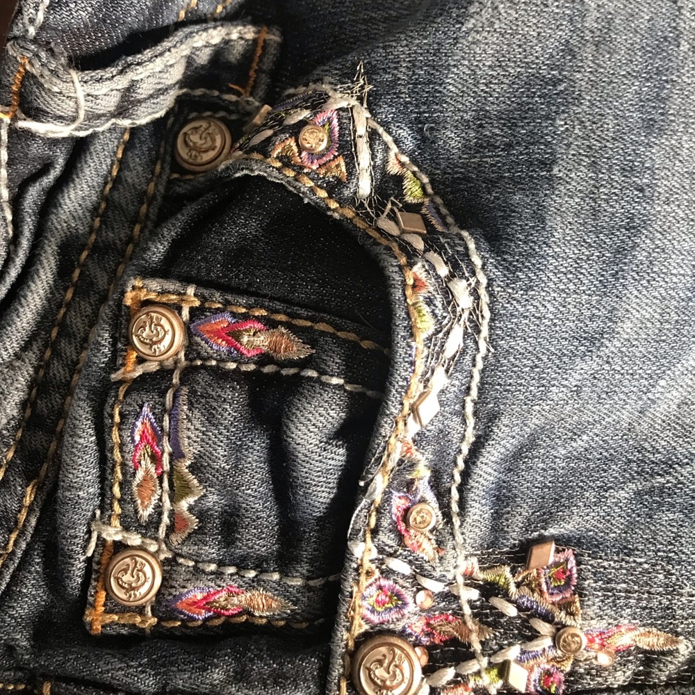 grace in LA bootcut jeans.